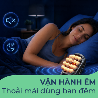 FlexPulse - Thiết bị súng massage 16 đầu.