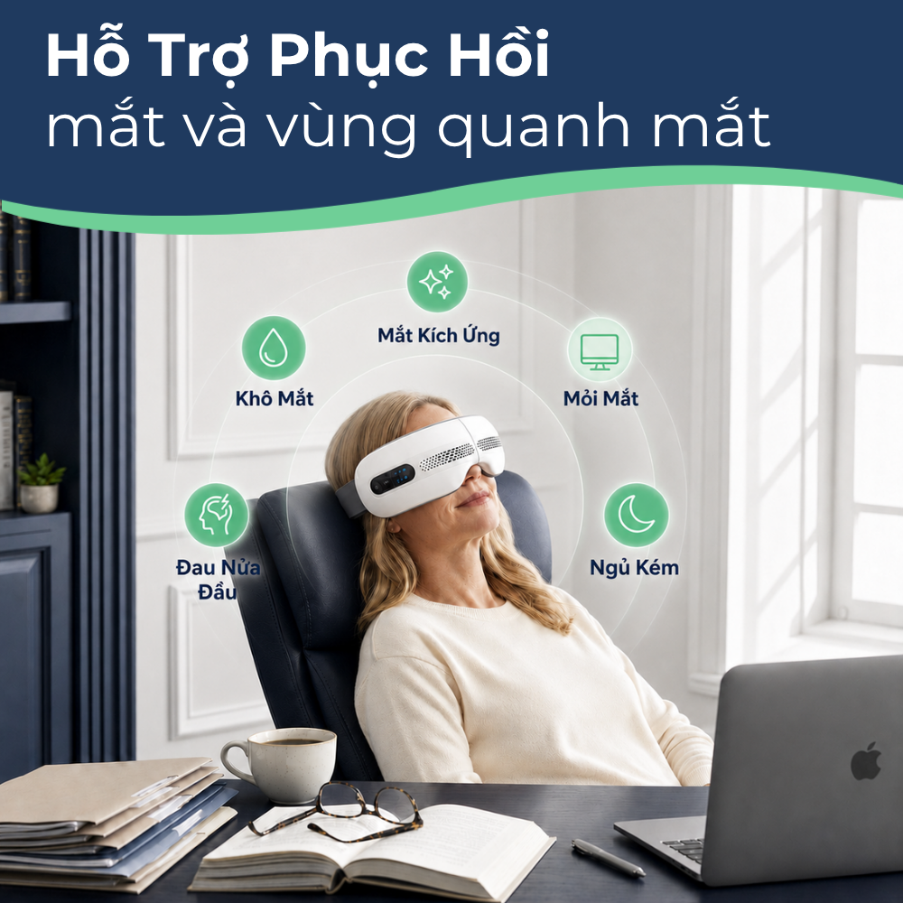 FlexiEye - Thiết bị hỗ trợ massage mắt