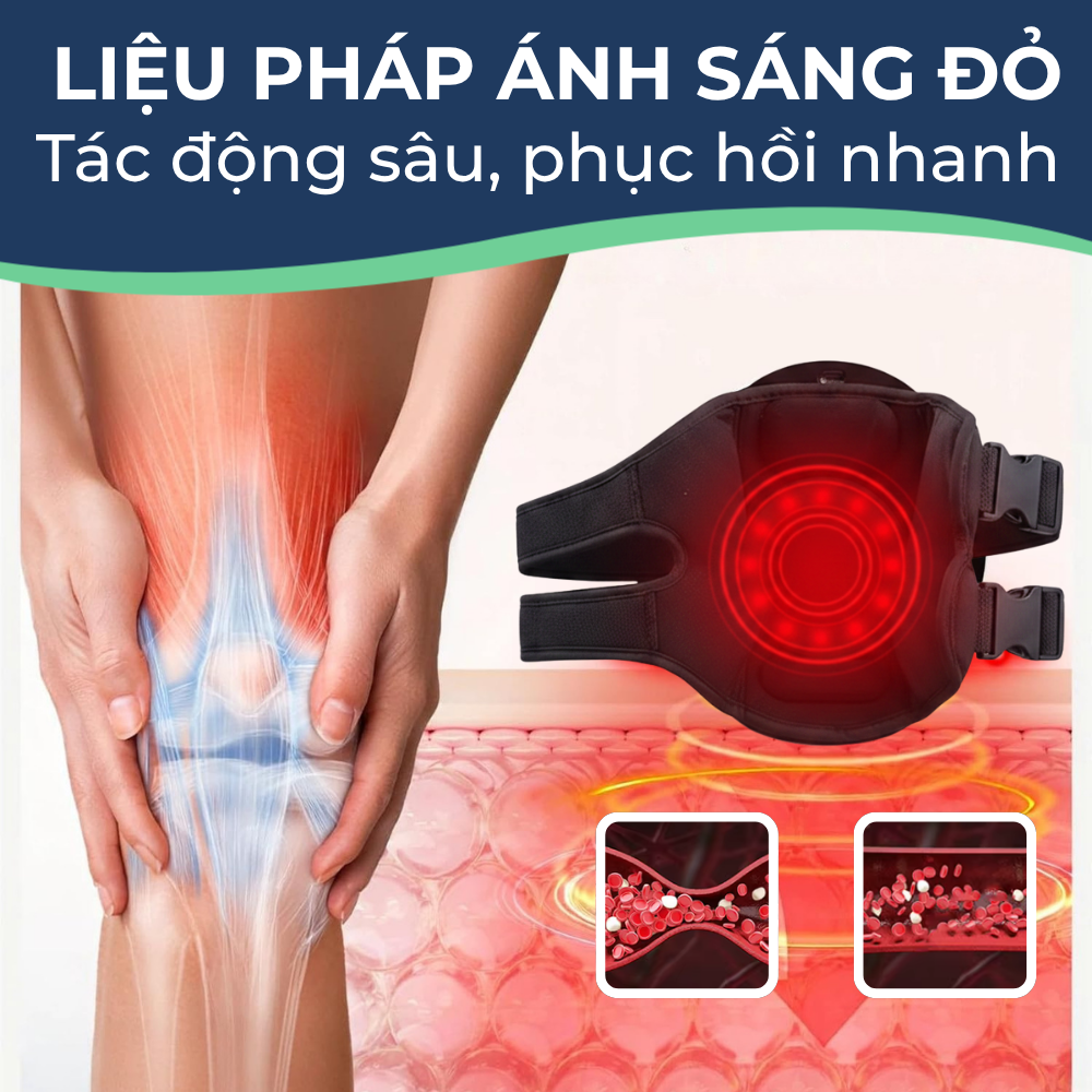 KneeTherm - Thiết bị nhiệt hỗ trợ giảm đau đầu gối chuyên sâu