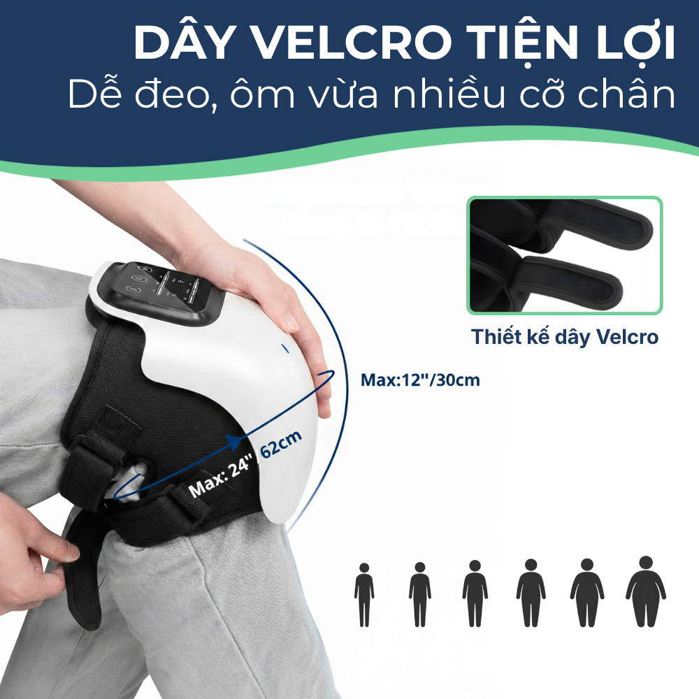 KneeTherm - Thiết bị nhiệt hỗ trợ giảm đau đầu gối chuyên sâu