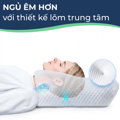 FlexiRest  - Gối Công Thái Học Hỗ Trợ Cổ Vai Gáy