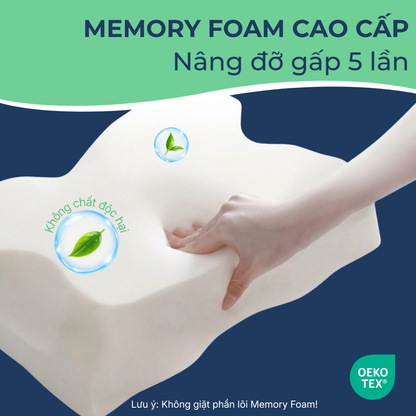 FlexiRest  - Gối Công Thái Học Hỗ Trợ Cổ Vai Gáy